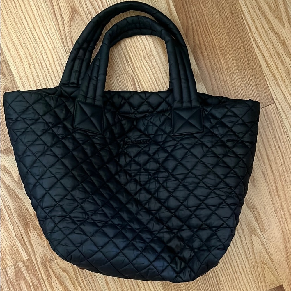 MZ Wallace Black Small Quilted Tote Bag
